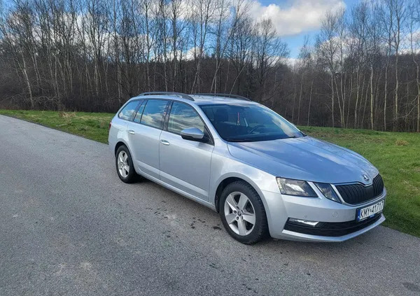 małopolskie Skoda Octavia cena 48900 przebieg: 189000, rok produkcji 2018 z Trzcianka